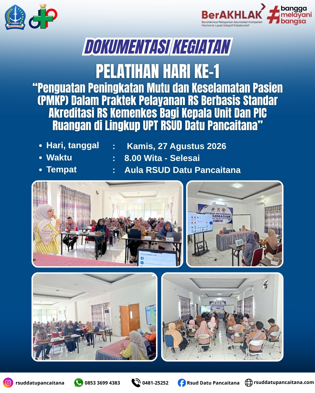 Pelatihan Hari Ke-1 PMKP